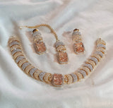 Enchanting Indian Zircon Jewelry Set - Available in - Amaz Fashion