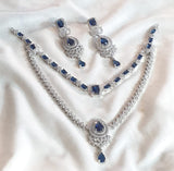 Divine Indian Zircon Jewelry Set - Available in 4 Beautiful Colors