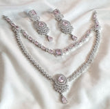 Divine Indian Zircon Jewelry Set - Available in 4 Beautiful Colors