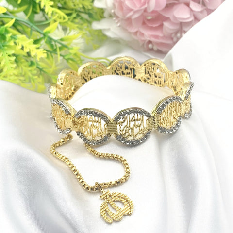 Gold Plated Openable Bangle - Beautiful Design - Amaz Fashion