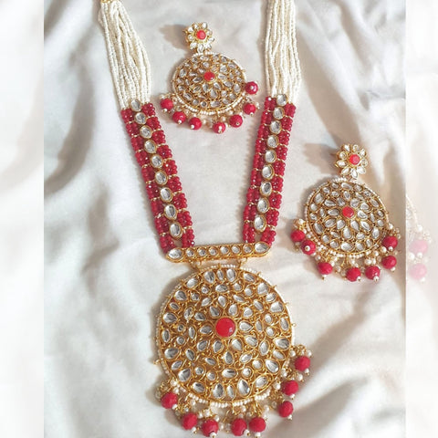 Royal Heritage Kundan Mala Set - Available in 4 Colors