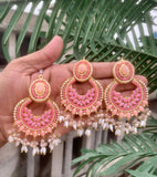 Noratan Earrings with Tikka – Elegant Set