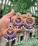 Noratan Earrings with Tikka – Elegant Set