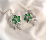 Elegant Indian - Made Zircon Earrings - Available in 14 Colors - Amaz Fashion