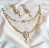 Divine Indian Zircon Jewelry Set - Available in 5 Beautiful Colors