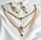 Divine Indian Zircon Jewelry Set - Available in 5 Beautiful Colors