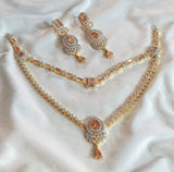 Divine Indian Zircon Jewelry Set - Available in 5 Beautiful Colors